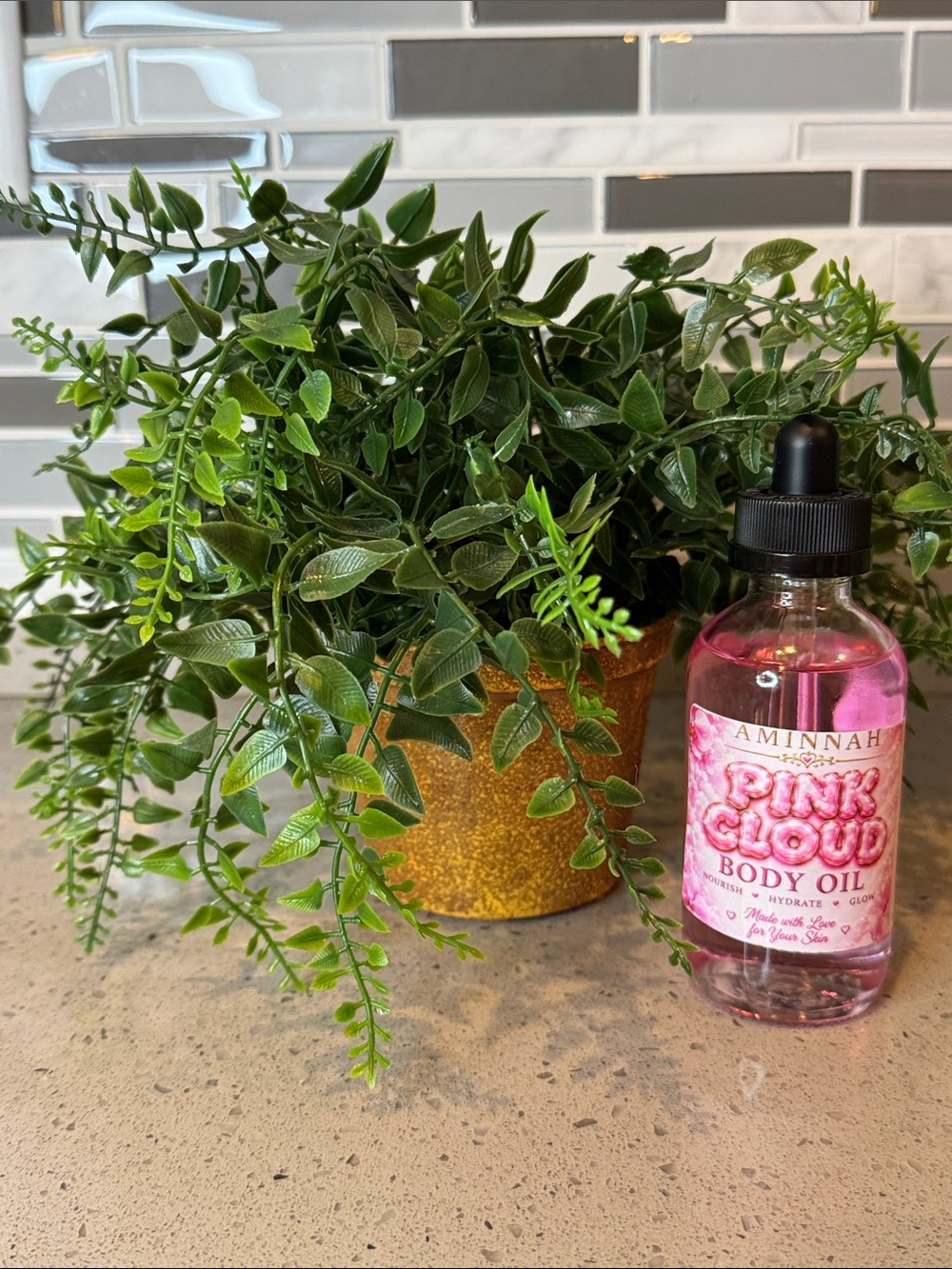 AMINNAH - PINK CLOUD BODY OIL